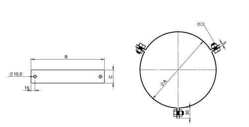 DWV42 Kotvící objímka pr. 150 mm