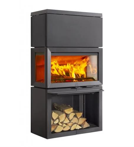 Krbová kamna Jotul F 620 HT - nástavec, podstavec, černý lak