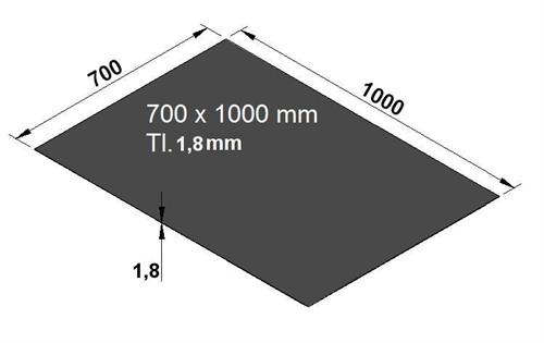 Plech F4 - 700x1000 mm