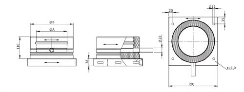 DWV06 Základová deska s bočním odtokem kondenzátu pr. 150 mm